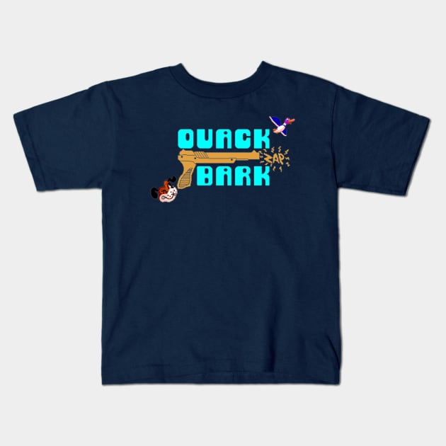 Quack Zap Bark Kids T-Shirt by SpennyEcks